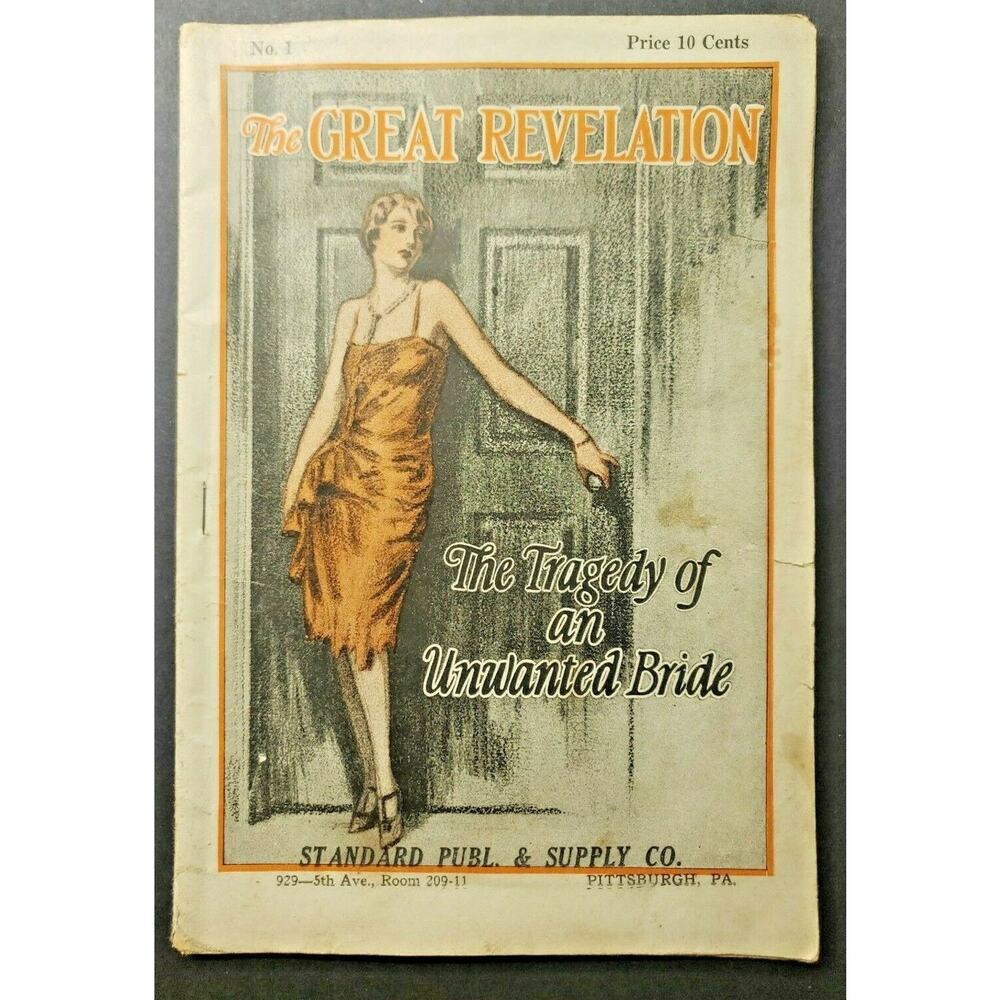 1928 No. 1 The Great Revelation - The Tragedy of an Unwanted‎ Bride S48